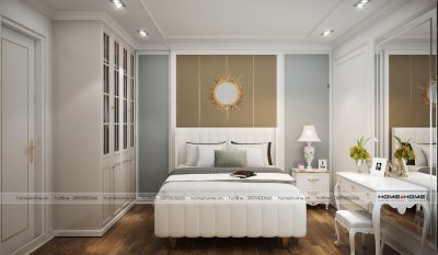Thiết kế nội thất phòng ngủ vợ chồng đẹp mắt